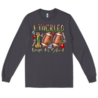 Smoke I Tackled 100 Days of School Long Sleeve Tee - RacoonDesign