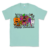 Seafoam happy halloween tooth Classic Tee - RacoonDesign