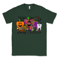 Sports Green happy halloween tooth Classic Tee - RacoonDesign