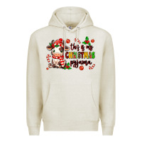 Oatmeal Heather this is my  christmas pyjama Premium Hoodie - MaliasSmallBusiness