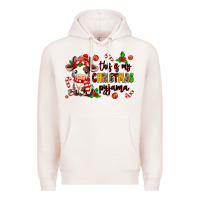 Pale Pink this is my  christmas pyjama Premium Hoodie - MaliasSmallBusiness