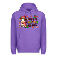 Purple this is my  christmas pyjama Premium Hoodie - MaliasSmallBusiness