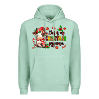 Seafoam this is my  christmas pyjama Premium Hoodie - MaliasSmallBusiness