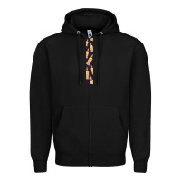 Black Halloween Key Fob Zipper Hoodie - BundleAndBundleShop