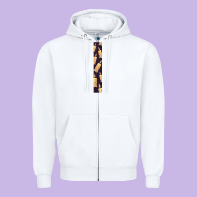 Halloween Key Fob Zipper Hoodie Designed By Bundleandbundleshop