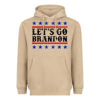 Mushroom Let's Go Brandon American Flag Heavyweight Hoodie - Jasminsmagicworld