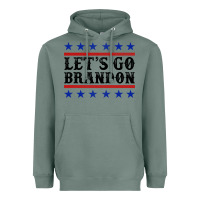 Sage Let's Go Brandon American Flag Heavyweight Hoodie - Jasminsmagicworld