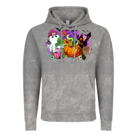 Cloud Rock Halloween ghost and jack o lantern Vintage Hoodie - RanaPortraitStore