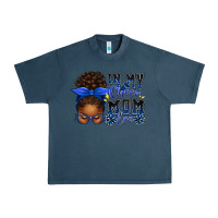 Midnight Navy in my cheer mom era afro messy bun Urban Heavy Tee - texasbilliewilder