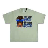 Oil Green in my cheer mom era afro messy bun Urban Heavy Tee - texasbilliewilder