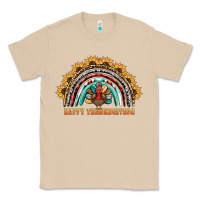 Mushroom happy thanksgiving rainbow Classic Tee - BarkalooDesign