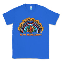 True Royal happy thanksgiving rainbow Classic Tee - BarkalooDesign
