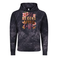 Cloud Black life begins after coffee Vintage Hoodie - JahusDesignShop