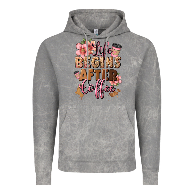 Life Begins After Coffee Vintage Hoodie by JahusDesignShop | Teevron