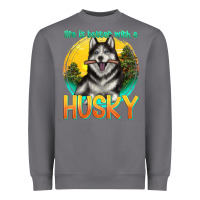 Storm life is better with a husky Heavyweight Sweatshirt - texasbilliewilder