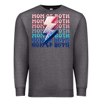 Charcoal Heather mom of both boy and girl Premium Sweatshirt - MaliasSmallBusiness