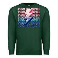 Sports Green mom of both boy and girl Premium Sweatshirt - MaliasSmallBusiness