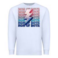 White mom of both boy and girl Premium Sweatshirt - MaliasSmallBusiness