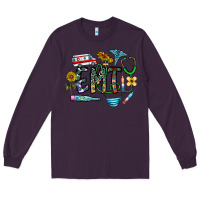 Plum emt Long Sleeve Tee - CowhideDigitalArt