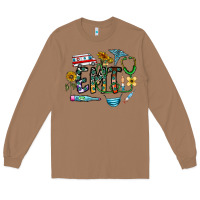 Toasted Coconut emt Long Sleeve Tee - CowhideDigitalArt