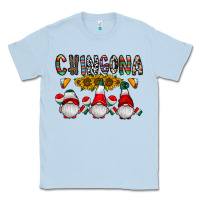Dusty Blue Chingona Classic Tee - CowhideDigitalArt