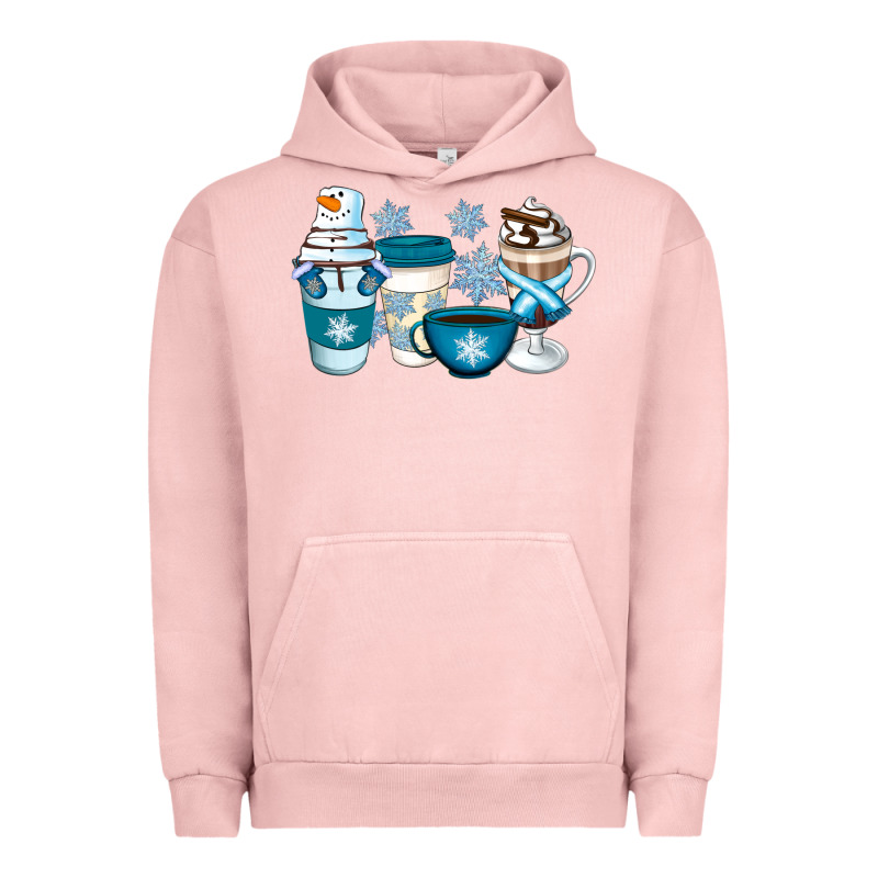 Winter Coffee Cups Urban Hoodie by Artiststas | Teevron