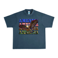 Midnight Navy america america america america Urban Heavy Tee - Zillion Design Studio