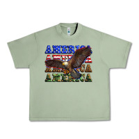 Oil Green america america america america Urban Heavy Tee - Zillion Design Studio