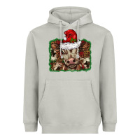 Christmas Background Baby Calf Heavyweight Hoodie | Teevron