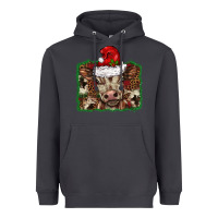 Smoke Christmas background baby calf Heavyweight Hoodie - BarkalooDesign