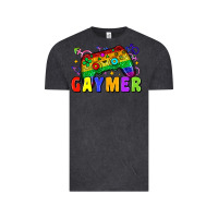 Vintage Black Gaymer Vintage Tee - Zillion Design Studio