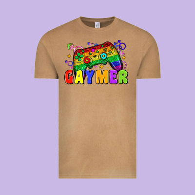 Gaymer Vintage Tee Designed By Zillion Design Studio