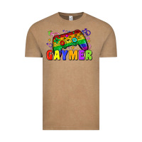 Vintage Coffee Gaymer Vintage Tee - Zillion Design Studio
