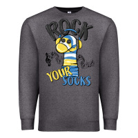 Charcoal Heather rock your Premium Sweatshirt - MaliasSmallBusiness