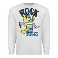 Oatmeal Heather rock your Premium Sweatshirt - MaliasSmallBusiness
