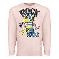 Pale Pink rock your Premium Sweatshirt - MaliasSmallBusiness