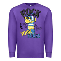 Purple rock your Premium Sweatshirt - MaliasSmallBusiness