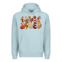 Blue Mist basketball vibes Premium Hoodie - MaliasSmallBusiness