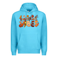 Ocean Blue basketball vibes Premium Hoodie - MaliasSmallBusiness