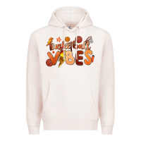 Pale Pink basketball vibes Premium Hoodie - MaliasSmallBusiness