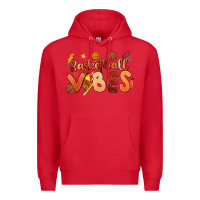 Red basketball vibes Premium Hoodie - MaliasSmallBusiness
