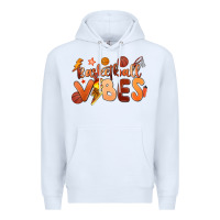 White basketball vibes Premium Hoodie - MaliasSmallBusiness