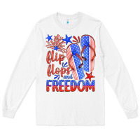 White flip flops and freedom Long Sleeve Tee - HRA Design Shop