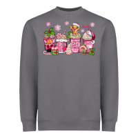 Storm pink christmas coffee cups Heavyweight Sweatshirt - Zillion Design Studio