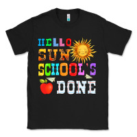 Black hello sun schools done Classic Tee - HRA Design Shop
