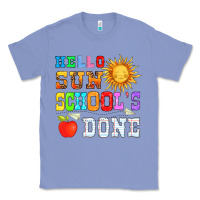 Colony Blue hello sun schools done Classic Tee - HRA Design Shop