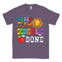 Lavender hello sun schools done Classic Tee - HRA Design Shop