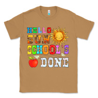 Toasted Coconut hello sun schools done Classic Tee - HRA Design Shop