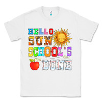 White hello sun schools done Classic Tee - HRA Design Shop