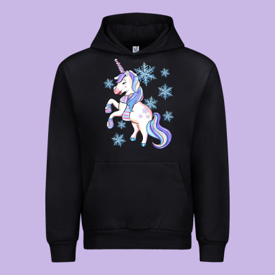 Winter Unicorn Urban Hoodie Designed By Artiststas